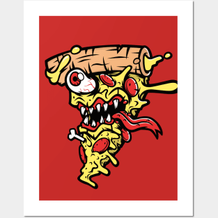 Zombie Slice of Pizza Posters and Art